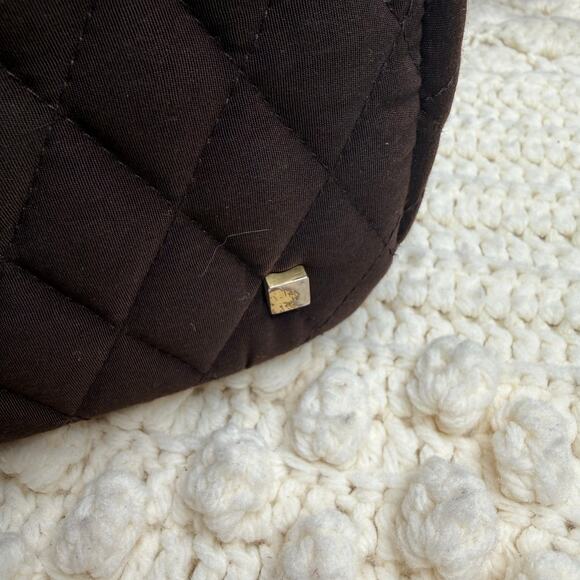 VERA BRADLEY Woman\'s Quilted Large Backpack Carryall Chocolate Brown main image 13